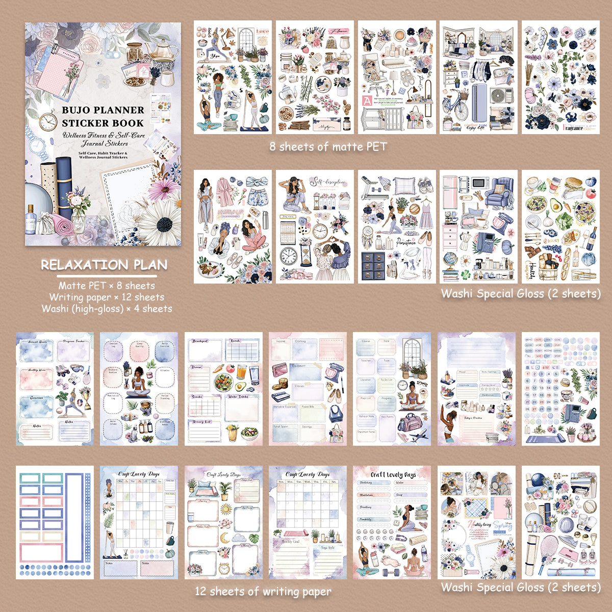 Bujo Planner Sticker Book