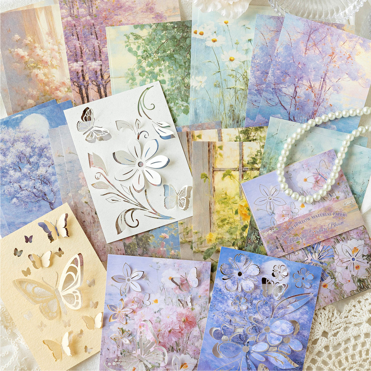 Butterfly Dance Between Papers 24pcs