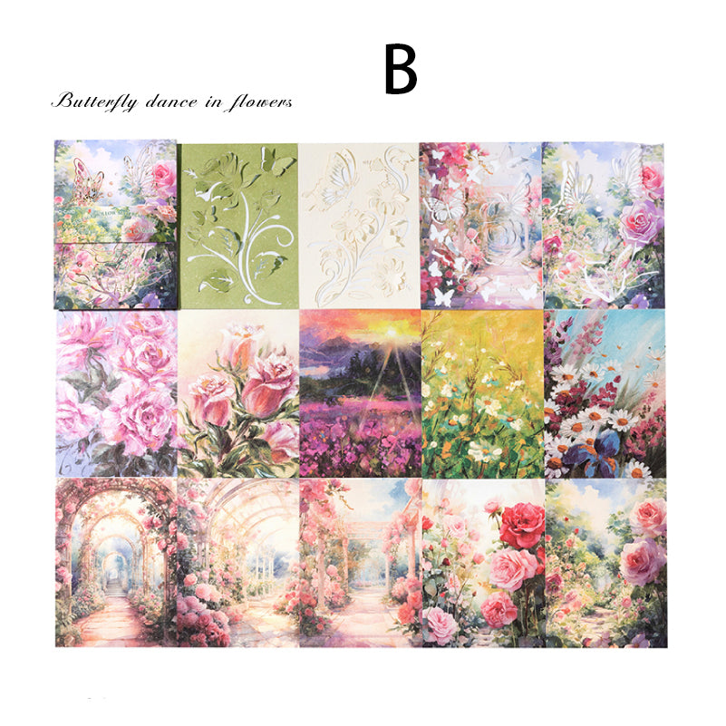 Butterfly Dance Between Papers 24pcs