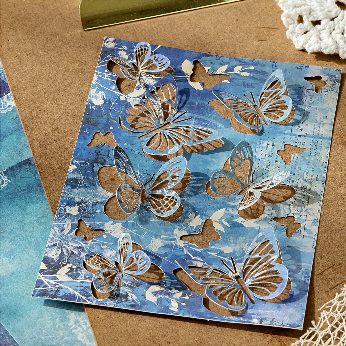 Butterfly Dance Between Papers 24pcs