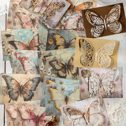 Butterfly Dance Between Papers 24pcs