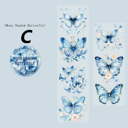 Butterflies Dance Among Flowers All Tape