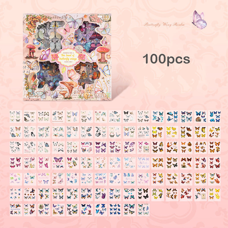 Pre-cut Butterfly Box 100pcs