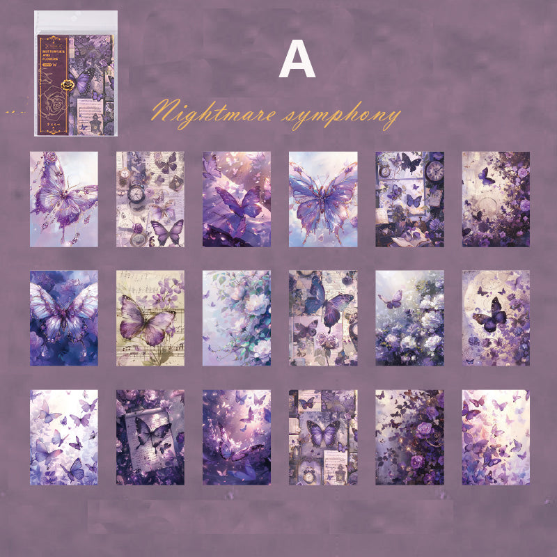 Butterfly Shadow Paper 36pcs