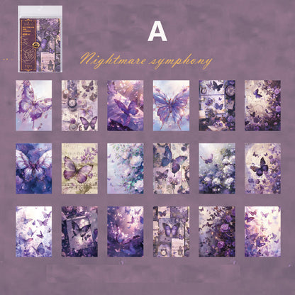 Butterfly Shadow Paper 36pcs