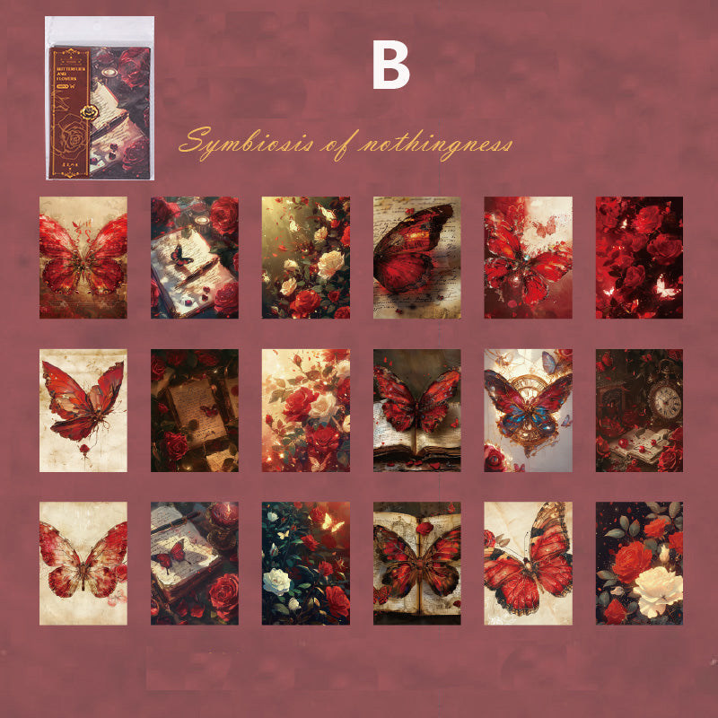 Butterfly Shadow Paper 36pcs