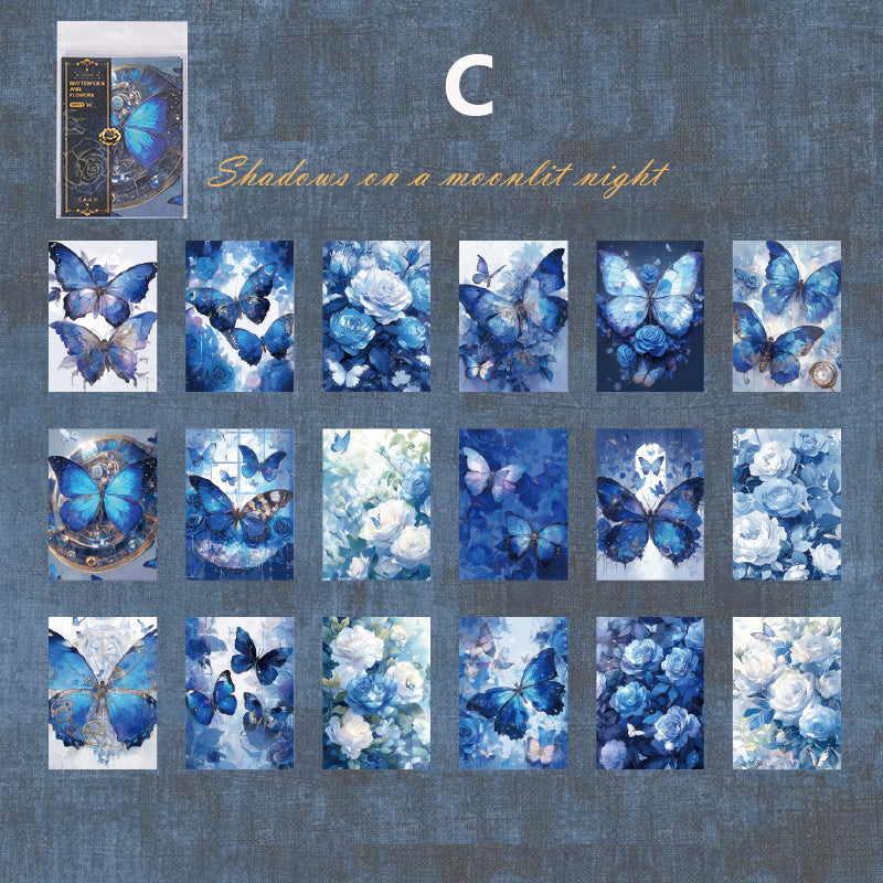 Butterfly Shadow Paper 36pcs