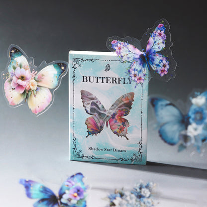 Butterfly Shadow Star Dream Sticker 50pcs
