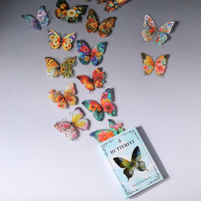 Butterfly Shadow Star Dream Sticker 50pcs