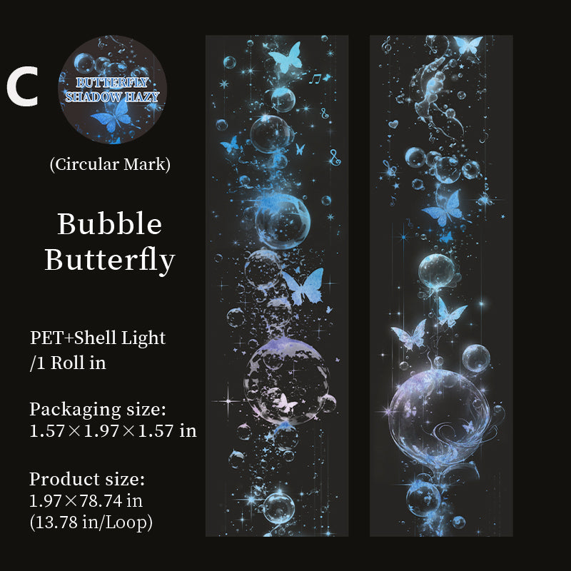 Butterfly Shadows Hazy Tape