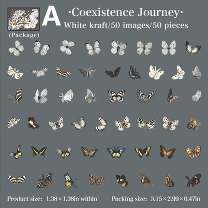 Butterfly Stickers 50pcs