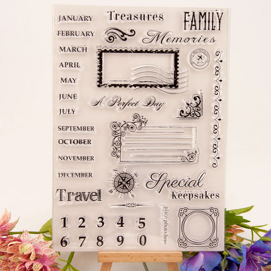 Calendar Clear Stamps T1687