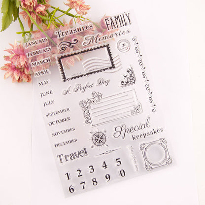 Calendar Clear Stamps T1687