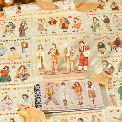 Caramel-flavored Girl Sticker 50pcs