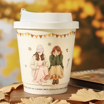 Caramel-flavored Girl Sticker 50pcs
