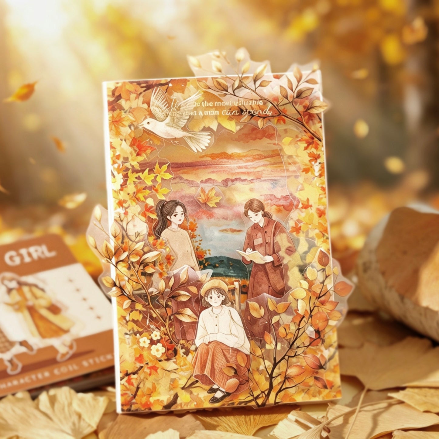 Caramel-flavored Girl Sticker 50pcs