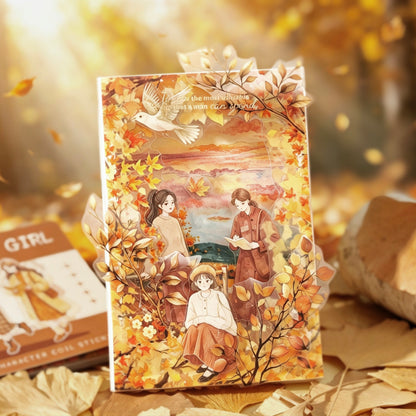 Caramel-flavored Girl Sticker 50pcs