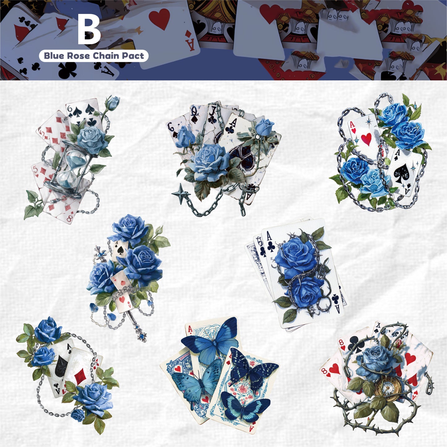 Card Series Sticker Pack 16pcs