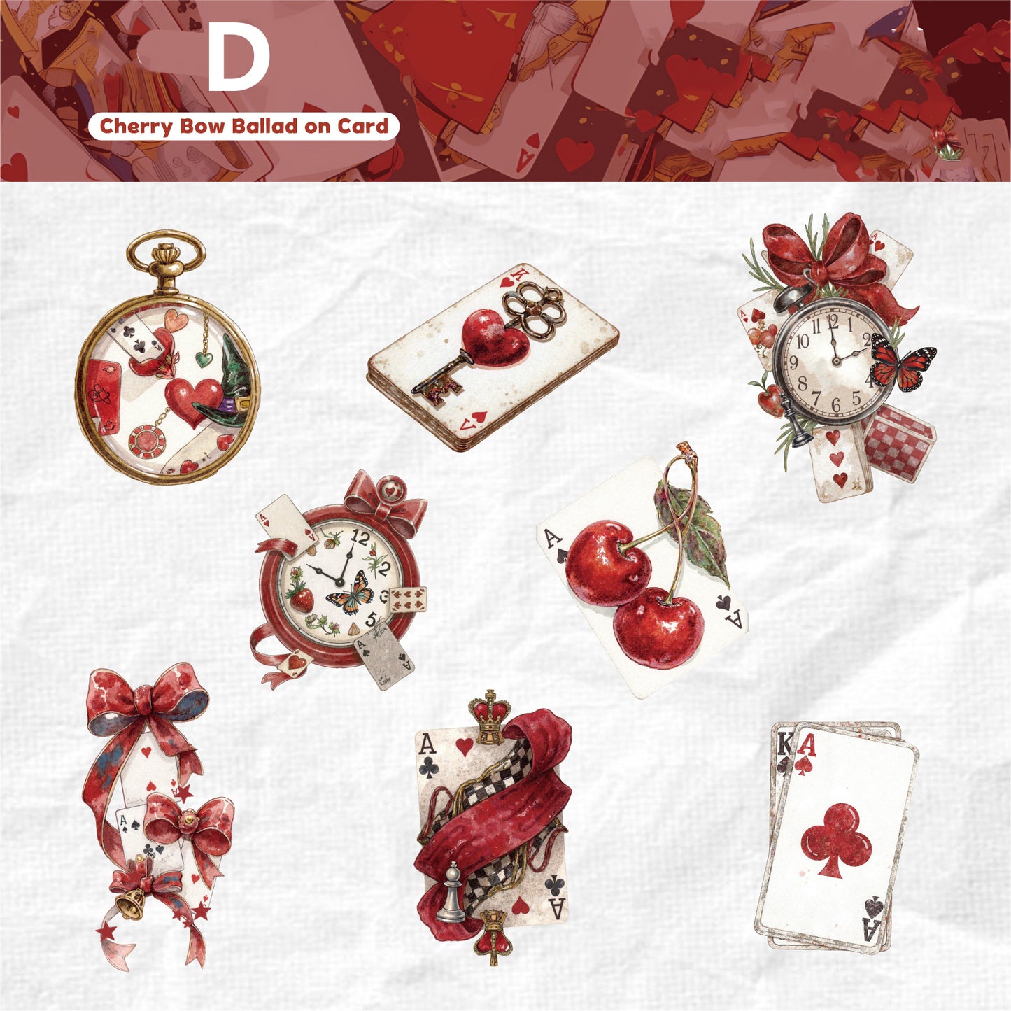 Card Series Sticker Pack 16pcs