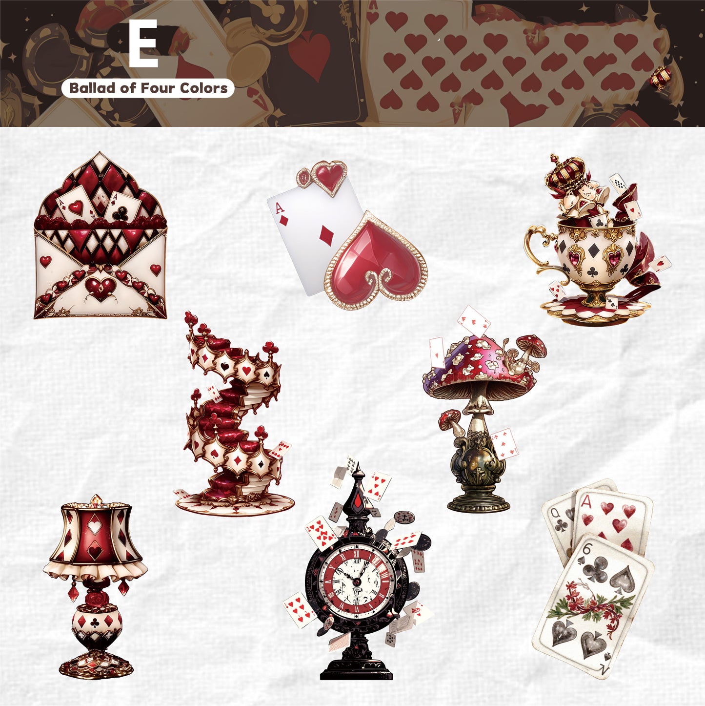 Card Series Sticker Pack 16pcs