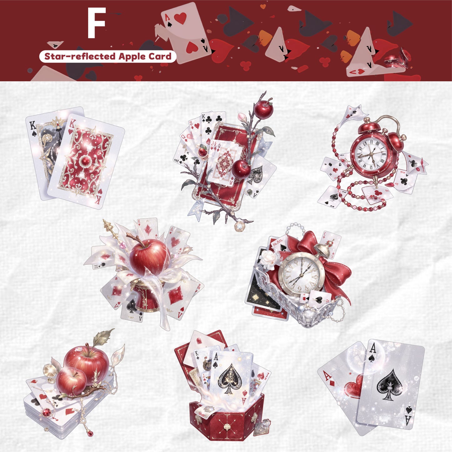 Card Series Sticker Pack 16pcs