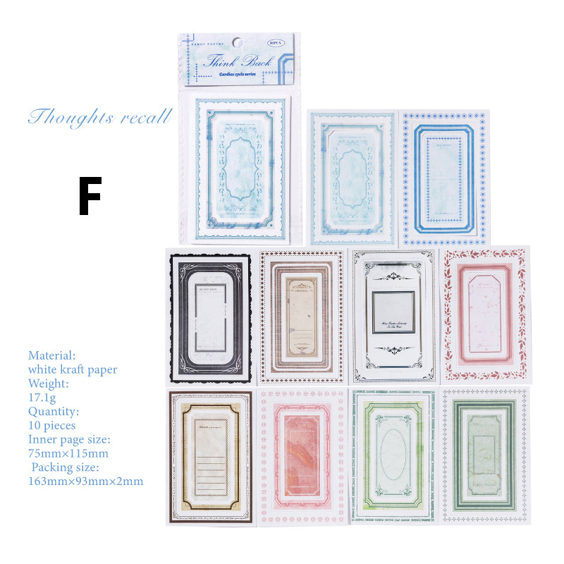 Cardiac Cycle Series Sticker 10pcs