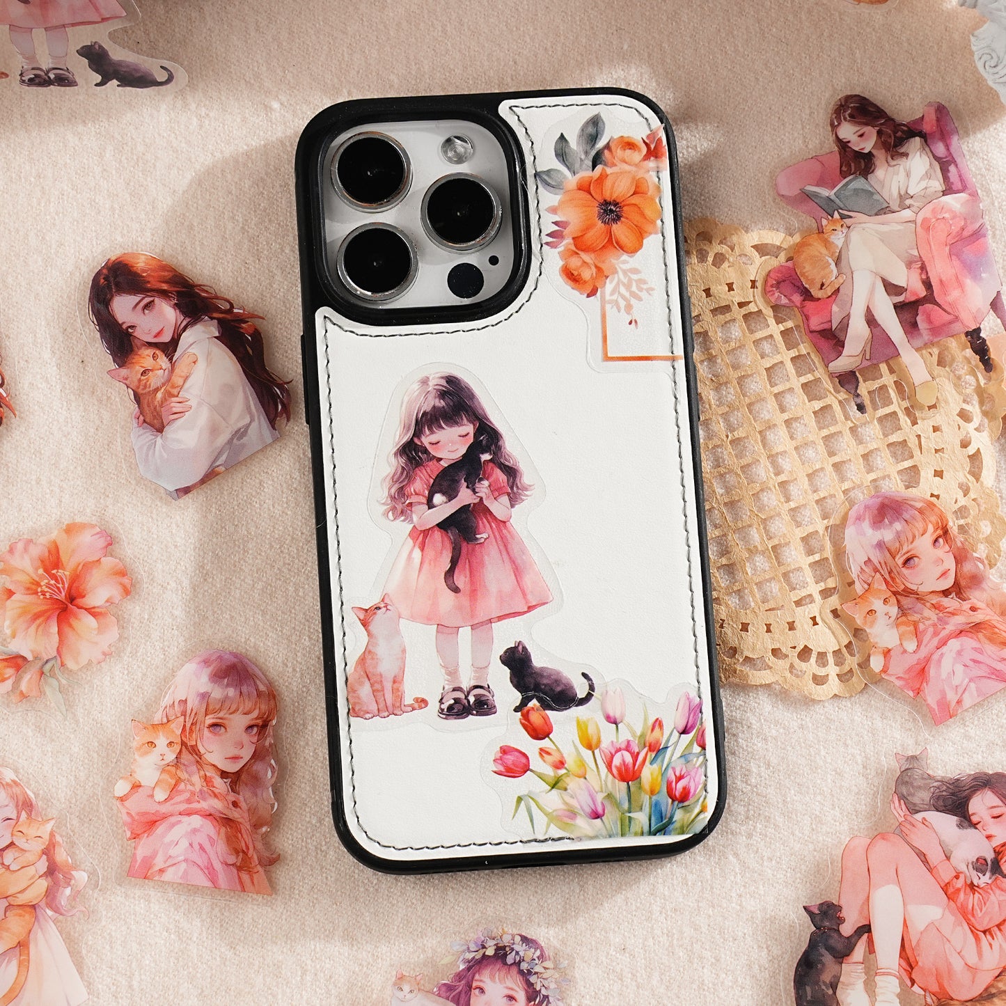 Changeable Girl Sticker 30pcs