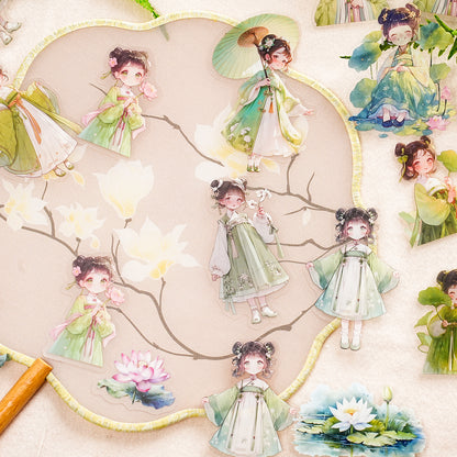 Changeable Girl Sticker 30pcs