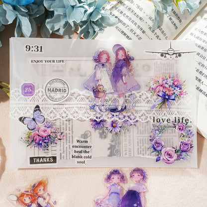 Changeable Girl Sticker 30pcs