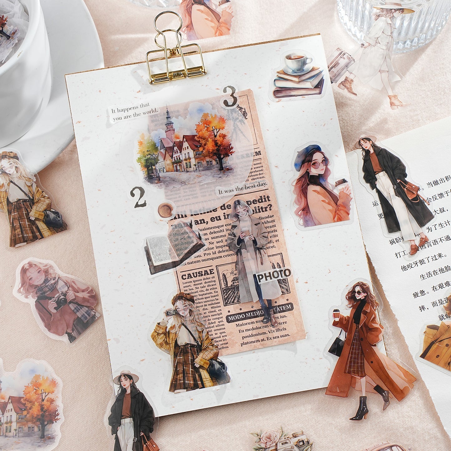 Changeable Girl Sticker 30pcs