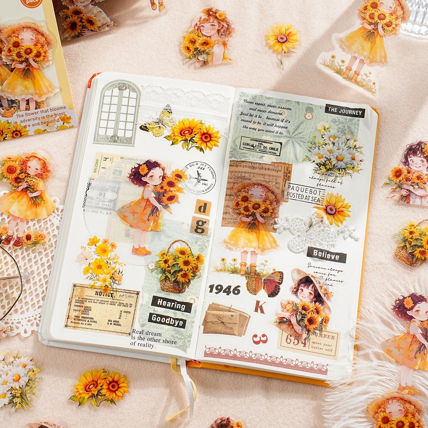 Changeable Girl Sticker 30pcs