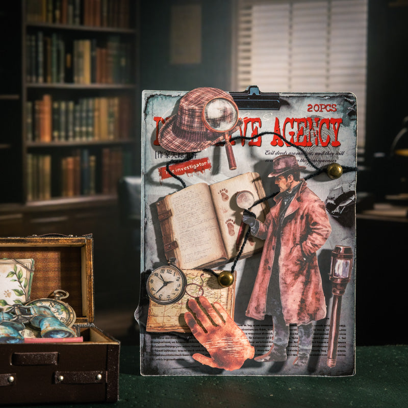 Charlie Detective Agency Sticker 20pcs