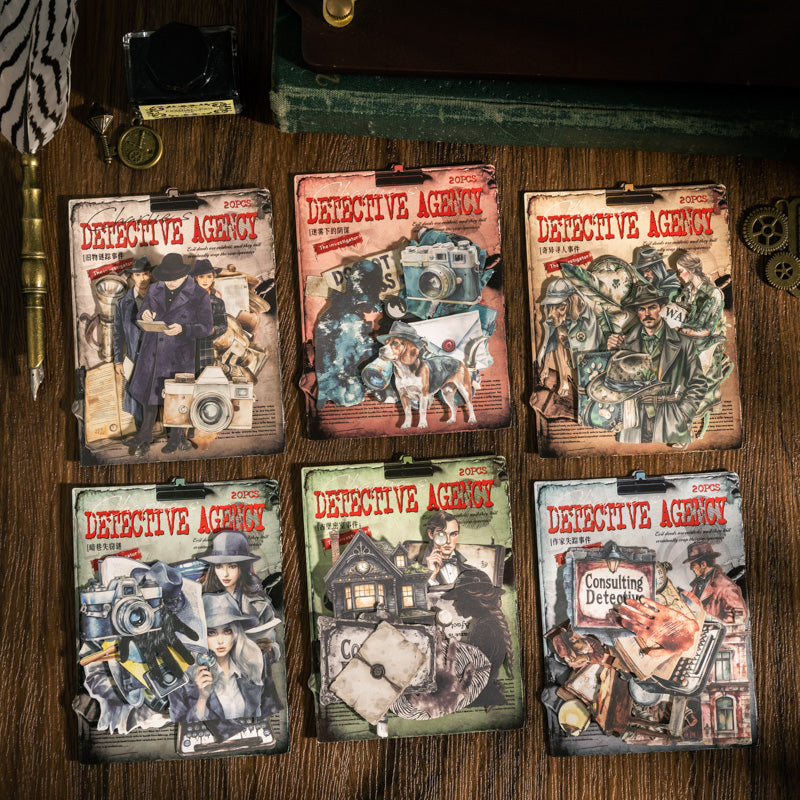 Charlie Detective Agency Sticker 20pcs