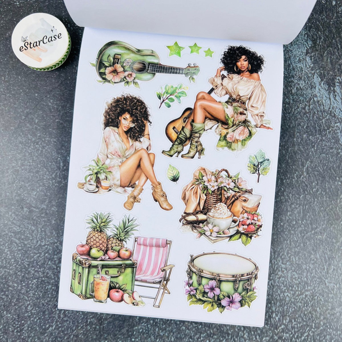 Charm Moment Sticker Book