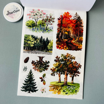 Charming Town Sticker Book