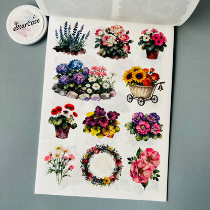 Charming Town Sticker Book