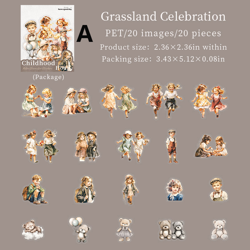 Childhood Hour Sticker 20pcs