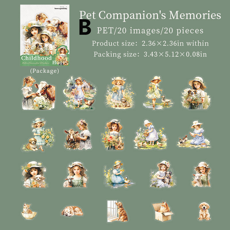 Childhood Hour Sticker 20pcs