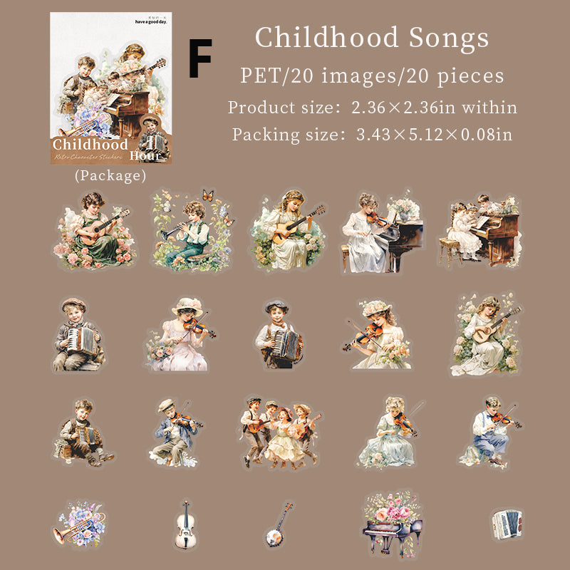 Childhood Hour Sticker 20pcs