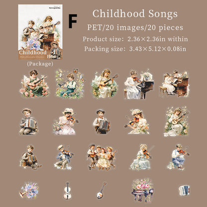 Childhood Hour Sticker 20pcs