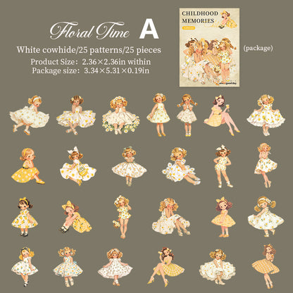 Childhood Memories Stickers 25pcs