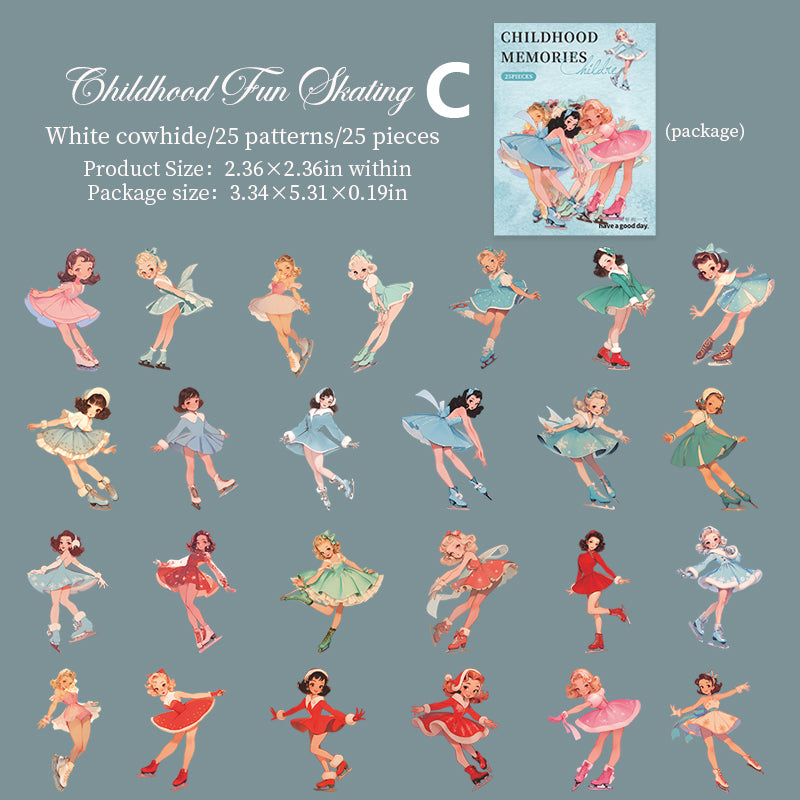 Childhood Memories Stickers 25pcs