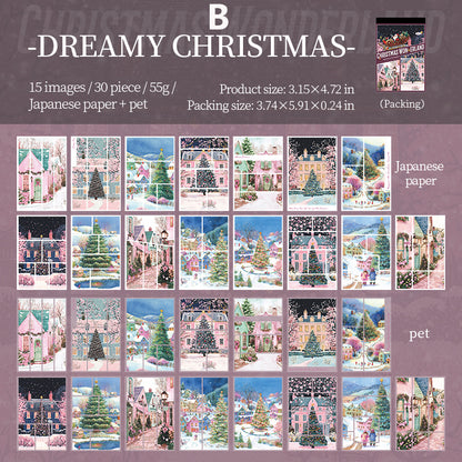 Chirstmas Wonderland Sticker 30pcs
