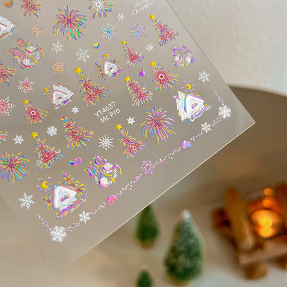 Christmas Fireworks Mini Stickers
