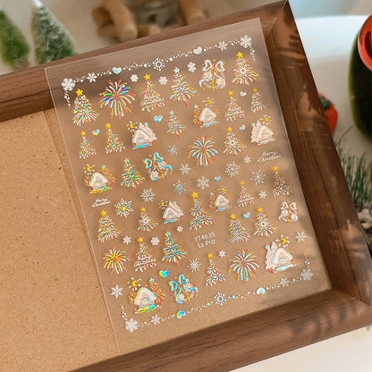 Christmas Fireworks Mini Stickers