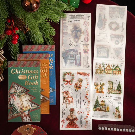 Christmas Gift Book Sticker 18pcs