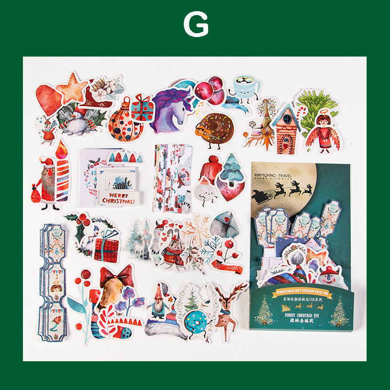Christmas Gift Stickers 100pcs
