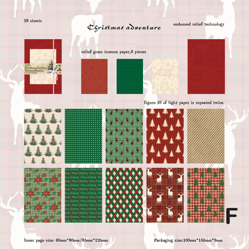 Christmas Island Paper 28pcs