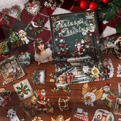 Christmas Letter Sticker Book 20pcs