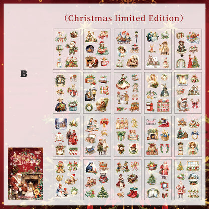 Christmas Letter Sticker Book 20pcs
